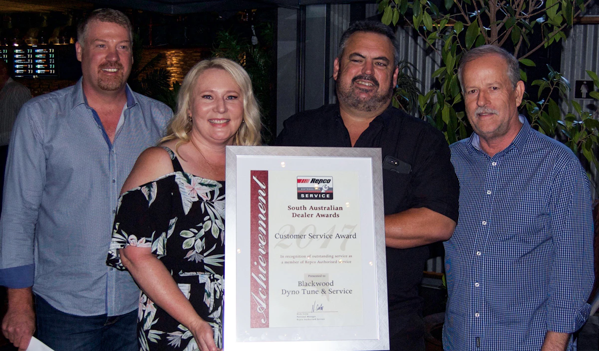 Thumbnail for Blackwood Dyno Tune & Service wins RAS SA customer service award 2017